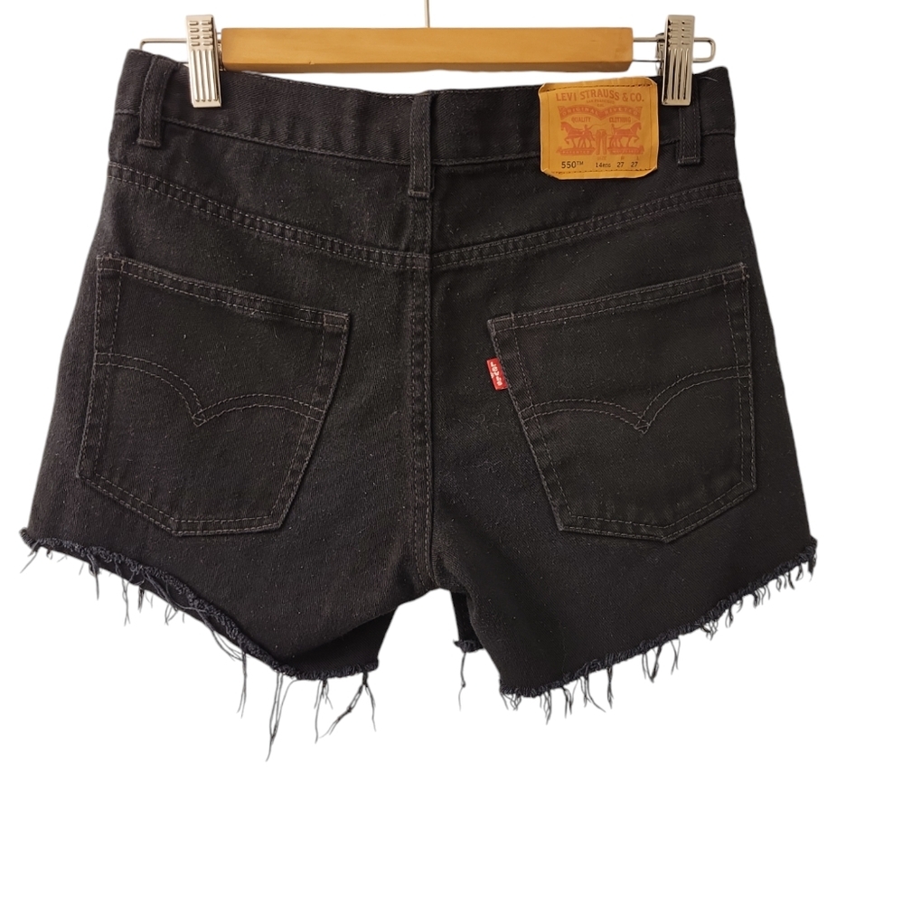 Levi's Black Jean Shorts